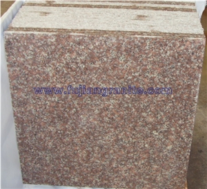 G687 Granite Tiles, Polished Peach Red Granite Tile