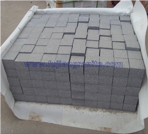 Granite G654 Cubes, All Sides Cut., G654 Black Granite Cubes