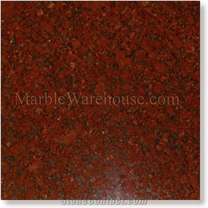 Imperial Red Granite Tile 12"x12"