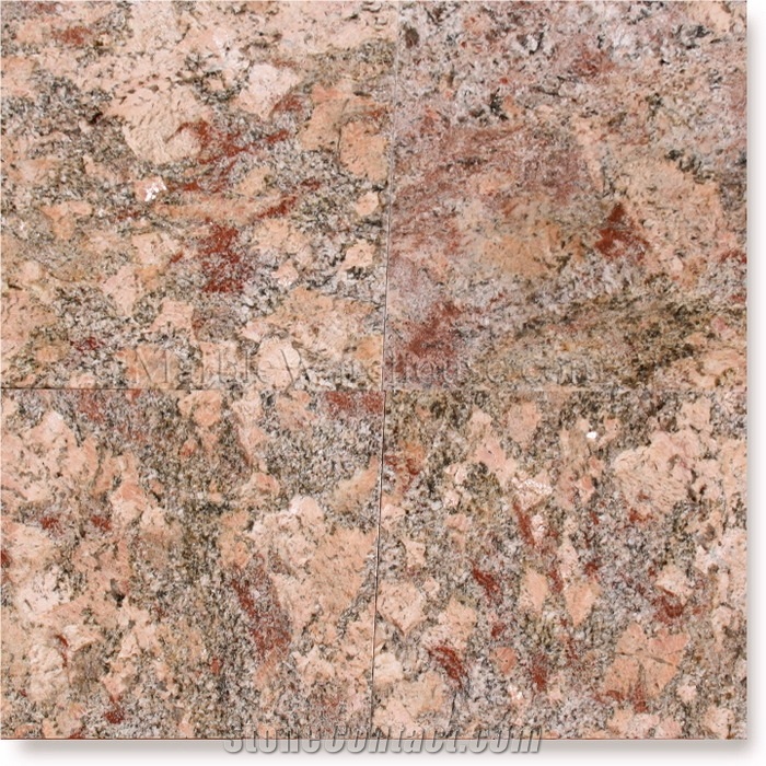 Juparana Florence Granite Tile 12"x12"