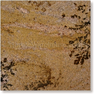 Luxor Granite Tile 12"x12", Brazil Yellow Granite