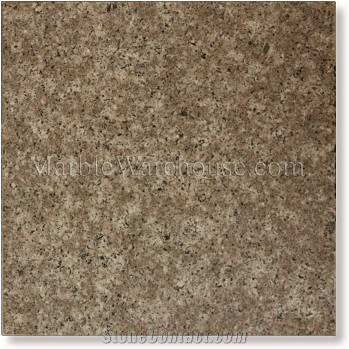 Misty Mauve Granite Tile 12"x12", China Brown Granite