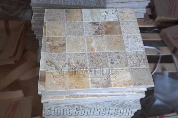 Beige Multicolor Marble Flooring Tiles