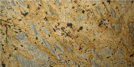 Brazil Jaguar Yellow Granite Polished Flooring Tiles