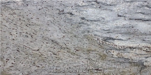 India River White Polished Granite Flooring Slabs & Tiles