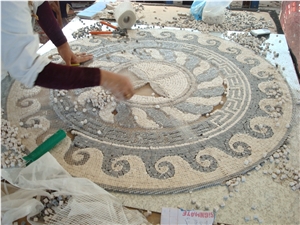 Hand Made Mosaic Floor Medallions