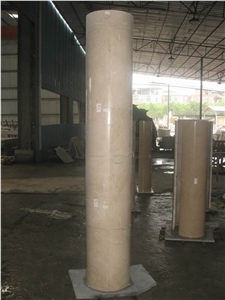 Beige Marble Columns and Pillars Collection