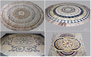 Antique Stone, Multicolor Travertine Mosaic