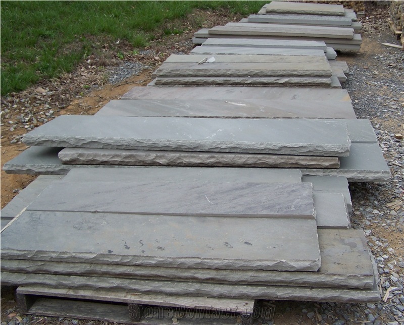 Special Cuts and Facing Wall Stone, Gray Mantles Slabs & Tiles