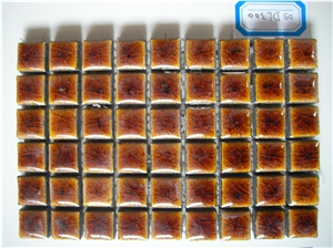 Glazed Lava Mosaic, Brown