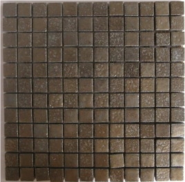 Glazed Lava Mosaic, Metallic Copper
