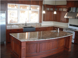 Golden Queen Granite Kitchen Countertop