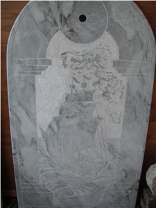 Grigio Classico Marble Headstone