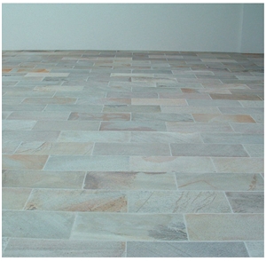 Quartzite Luminare Floor Tiles, Perla Marina Quartzite