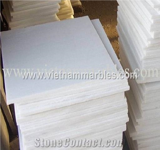Pure White Marble Polished Slabs & Tiles