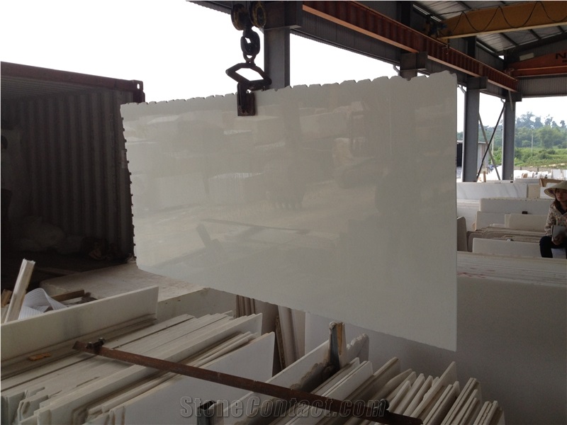 Pure White Marble Slab
