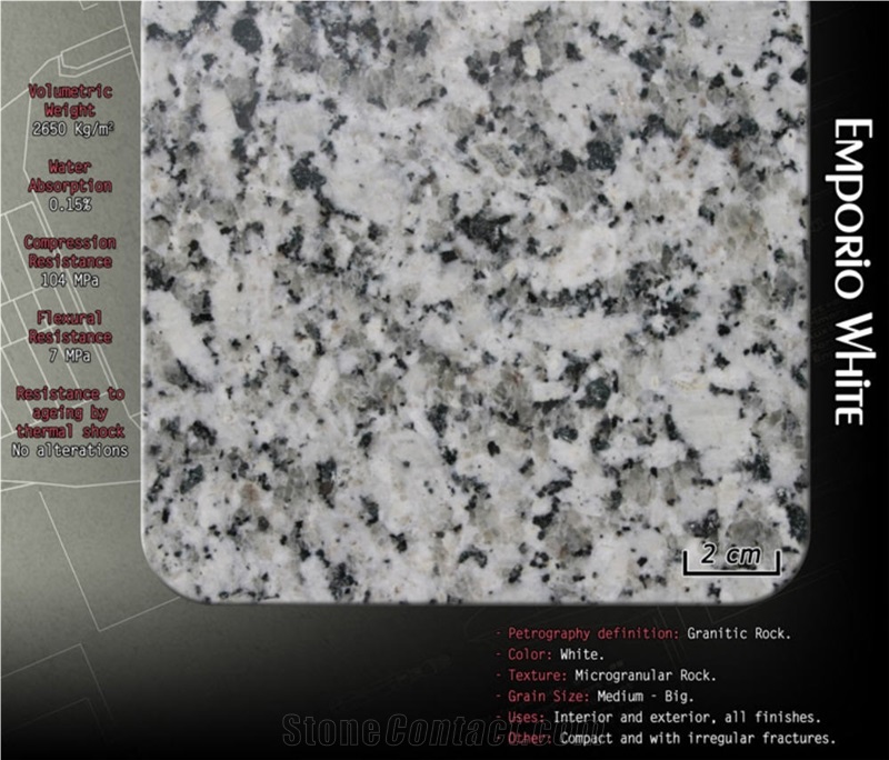 Emporio White Granite Blocks