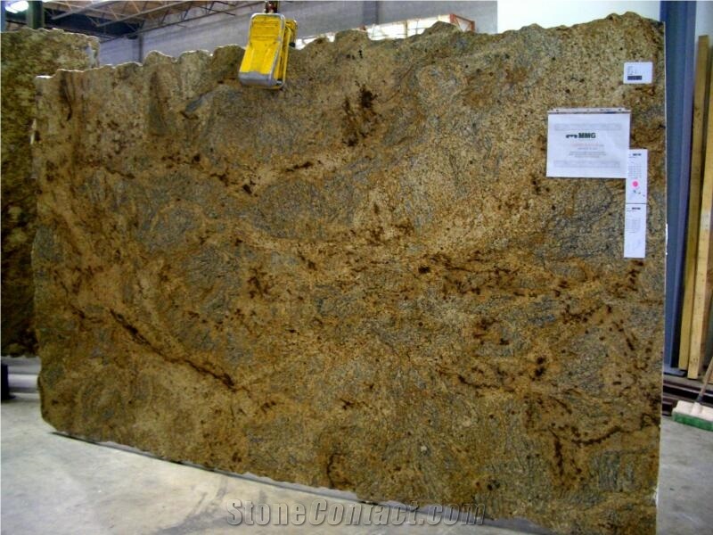 Lapidus Gold Granite Slabs Brazil Yellow Granite Stonecontact Com