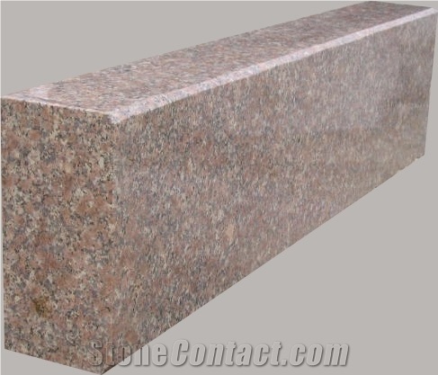 368 Pink Granite Kerbstone, Red Curbstone