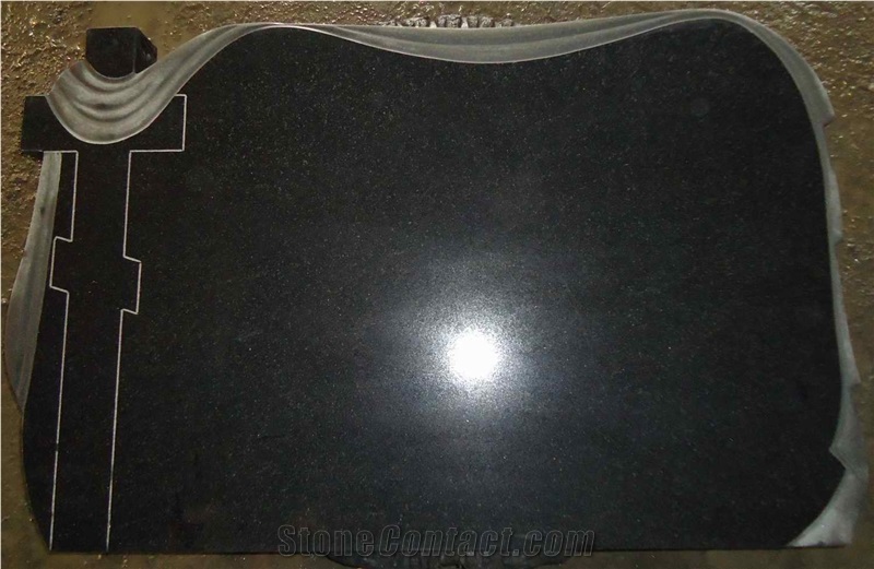 Fengzhen Black Granite Tombstone