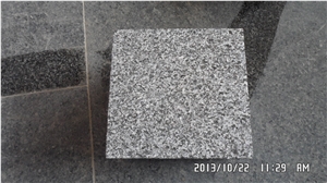 G399 Black Granite Cobble Stone, Split Flamed
