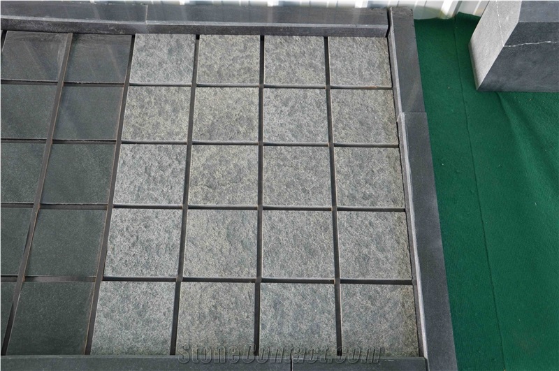 Qingzhou Black Granite Cubes Cobble Stone