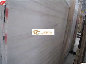 Polished Gangsaw Polaris White Marble from Greece Slabs & Tiles
