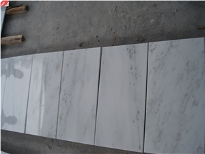 Polished Import Bianco Carrara Marble Slab, Greece White Marble
