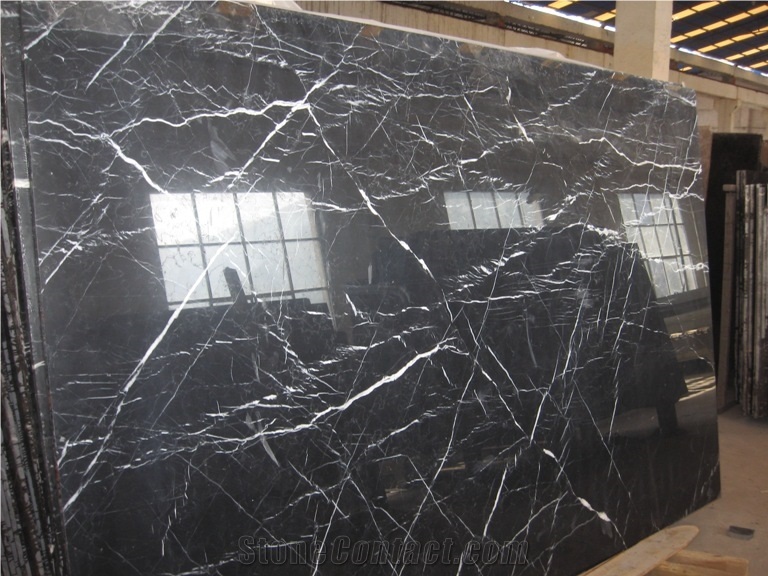 The Competitive Cost Of Black Nero Marquina with High Quality Slabs & Tiles