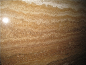 The Popular Gold Color Of Travertine with Beatiful Surface Slabs & Tiles, Golden Travertine Slabs & Tiles