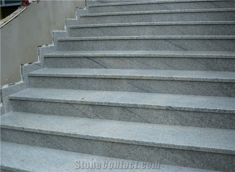 Imperial White Granite Stairs