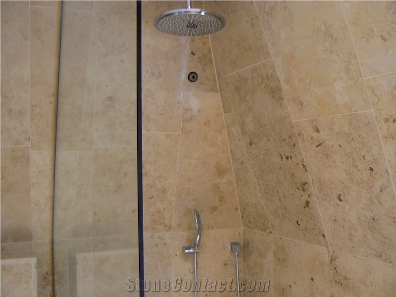 Jura Beige Limestone Bathroom Wall Tiles