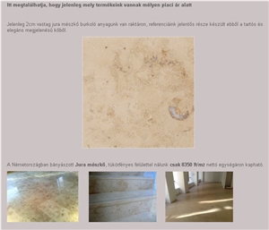 Jura Beige Limestone Slabs, Floor Tiles