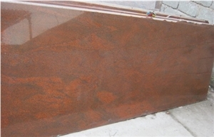 Red Multy Granite Slabs, India Red Granite