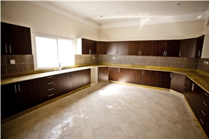 Custom Kitchen Marble Flooring and Counter Tops