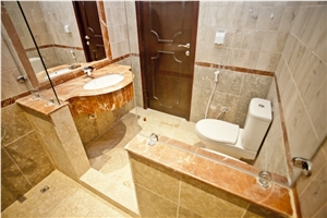 Rosso Alicante Marble Bathroom Vanity Top