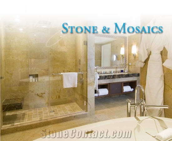 Comblanchien Limestone Bathroom Design