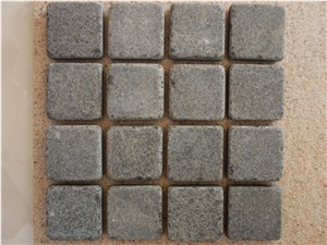 Natural Stone Paver Cubes, Grey Granite Pavers