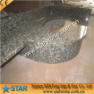 Polished Granite Countertop, Chinese Grantie Black Granite Countertop