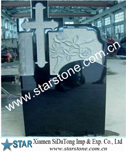 Shanxi Black Granite Angel Monument