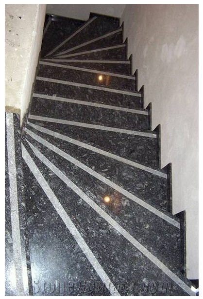 Azul Noche Granite Stairs