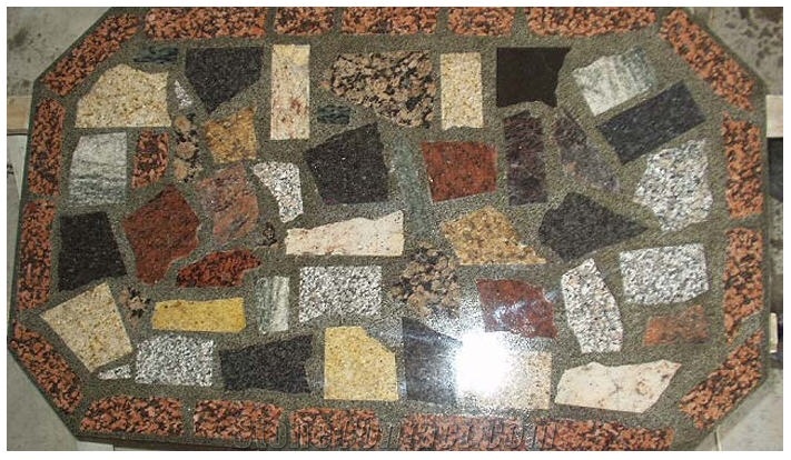 Granite Mosaic Table Top