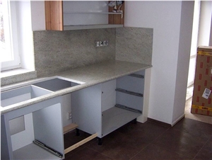 Kashmir White Granite Kitchen Countertop