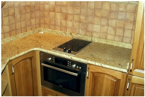 Madura Gold Granite Kitchen Countertop
