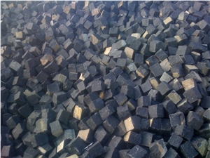 Black Basalt Cube Stone