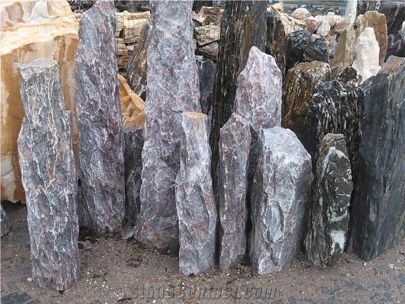 Marble Stone Garden Pillars Natural Columns Marble Stone Garden Pillars Natural Columns Palisade