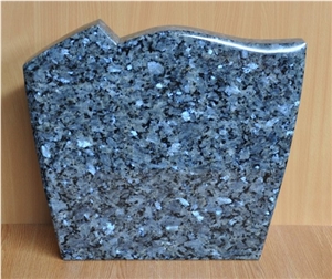 Blue Pearl Granite Gravestone