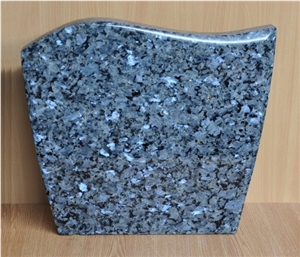 Blue Pearl Granite Gravestone
