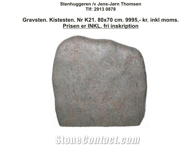 Halmstad Granite Gravestone
