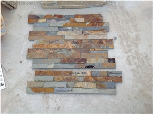 Slate Stone Wall Panel,Rust Slate Wall Cladding